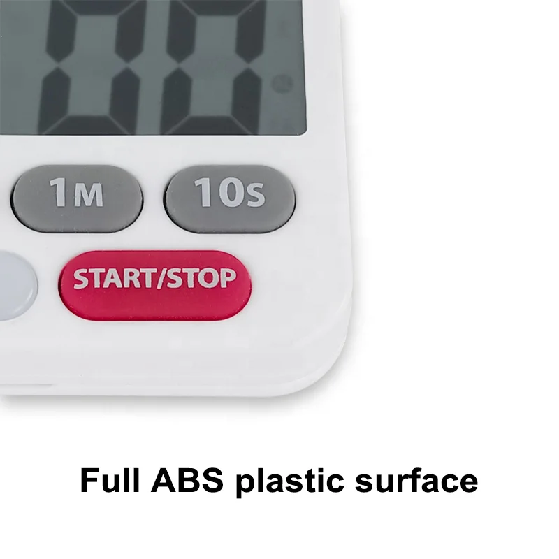 CE & RoHS LCD electronic timer with Thermo Hygrometer and Calendar ABS plastic digital alarm clock digital cooking kitchen timer