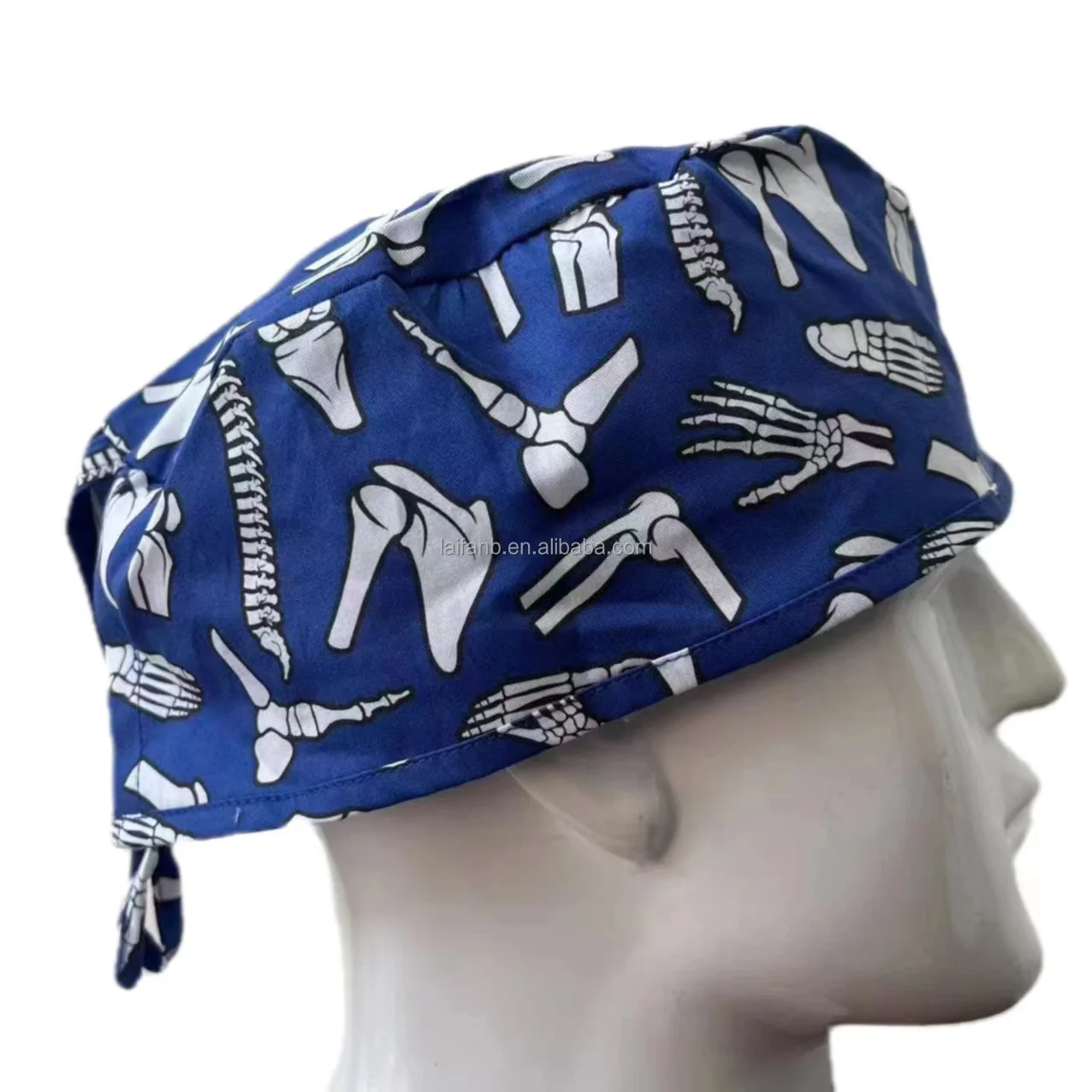 Custom Pattern Nurse Men Short Hair Cap Doctor Scrub Caps Wholesale