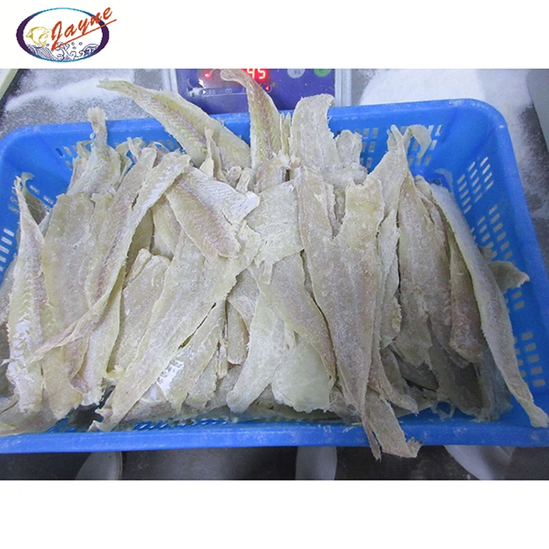 China Manufacture high quality good class dry salted pollock fish fillet