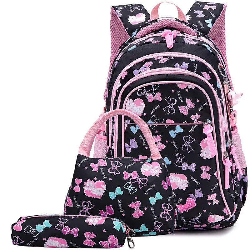 FREE SAMPLE Waterproof Children School Bags For Girls Printing School Backpacks New Travel Bag Schoolbag