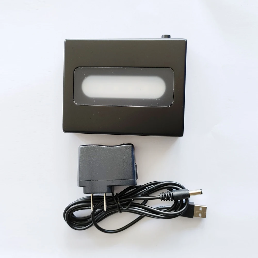 Новый дизайн smd светодиодный чип деревянная светодиодная подставка для дисплея матовый черный прямоугольник usb свет база