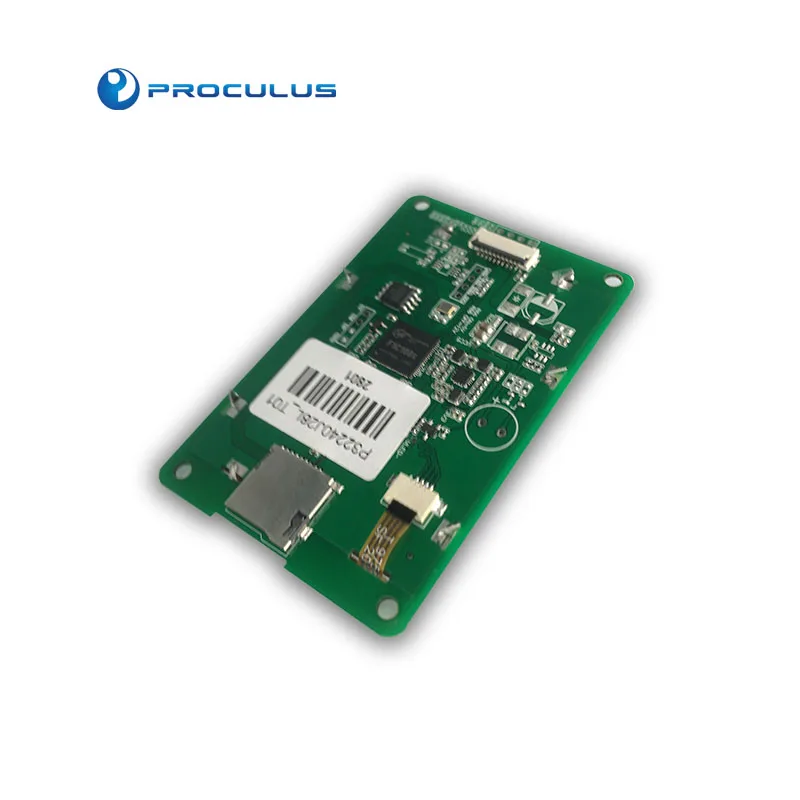 Proculus 2.8 inch China uart ODM lcd module screen tft display raspberry linux with touch panel for industrial equipment