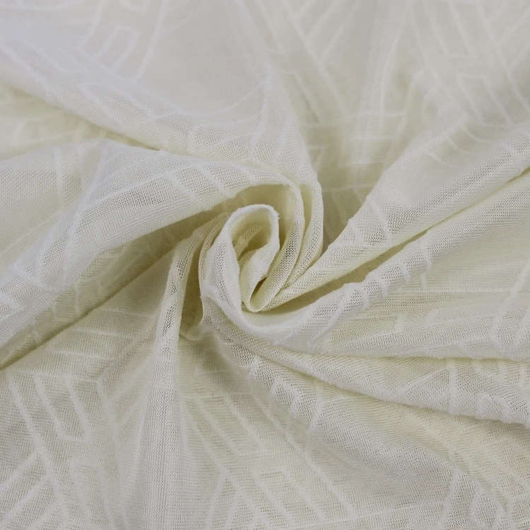 Jiangsu Factory Customized IFR polyester Voile Sheer Curtains Cotton Linen Fabric Living Room Bedroom Home Accessories