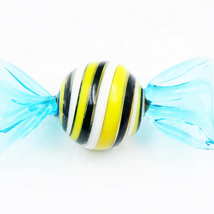 Rainbow Colored Glass Candy For Christmas Decoration