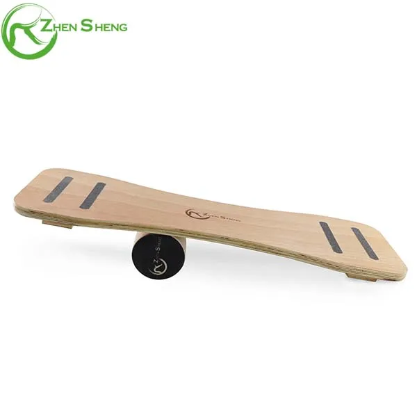 Zhensheng workout fitness balancing roller boards wood