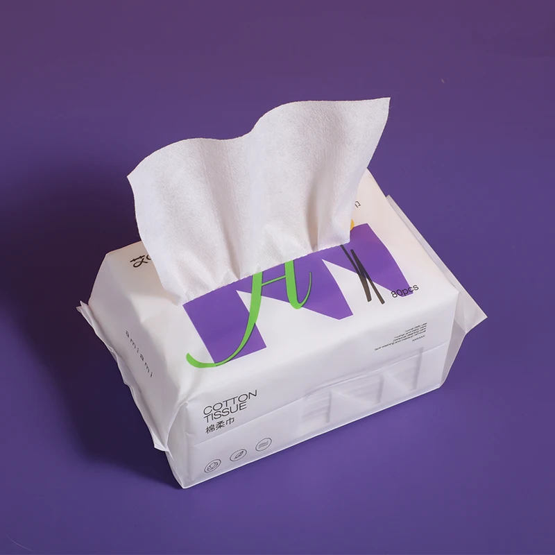Amiami best sell infant toddler dry wet wipes soft comfort nonwoven wipes factory price cotton tissue paper