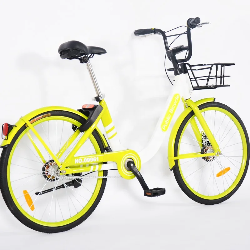 Popular Aluminum alloy frame 24/26 inch GPS  smartlock for rental sharing bike bicycles