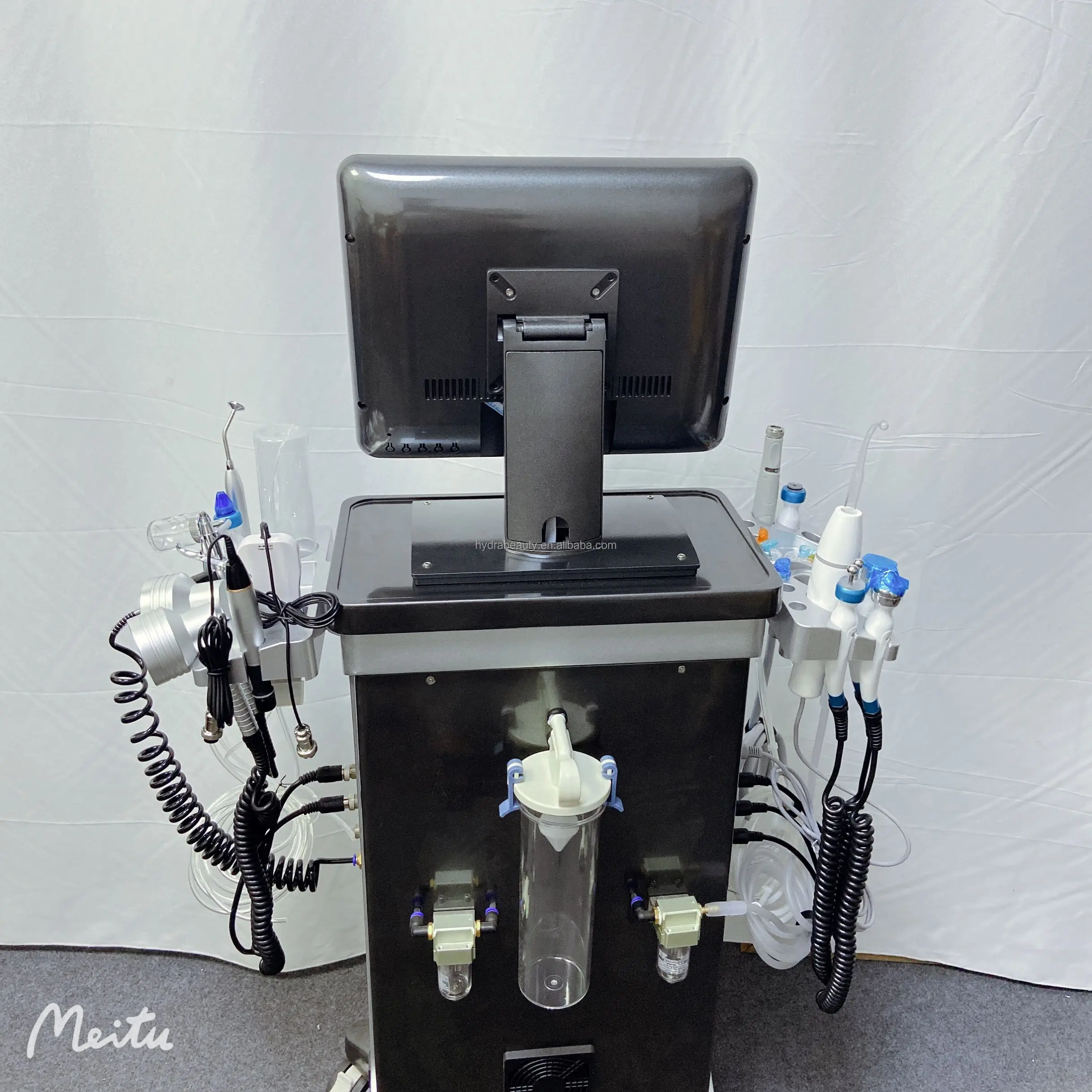 11 in 1 pdt led machine hydro water dermabrasion oxygen inject hydro machine with skin research machine for spa salon