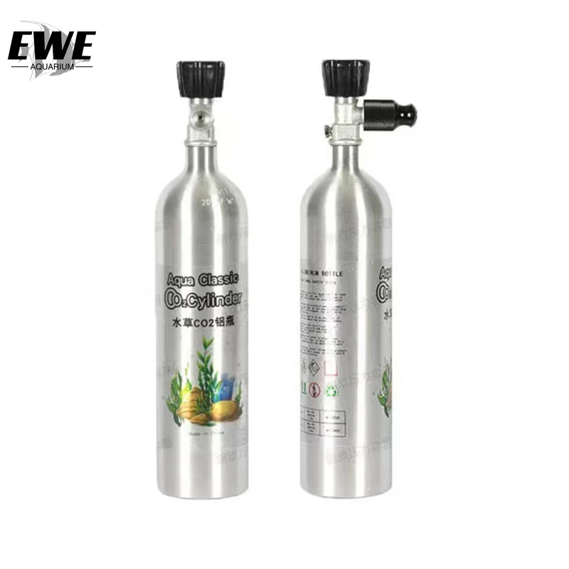 New Design Fish Tank CO2 2L Aluminum Cylinder Aquarium Plants Generator System Kit With Regulator