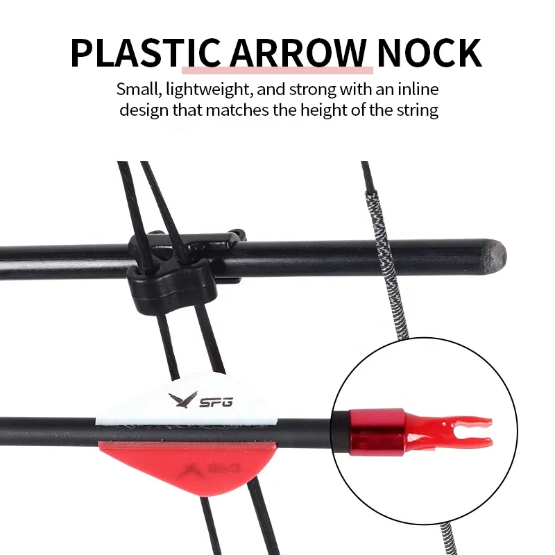 SPG Archery 6.2mm 31.5inch Spine 500 Carbon Arrow Collars Shaft Outdoor Hunting Shooting Training Recurve Compound Bow Equipment