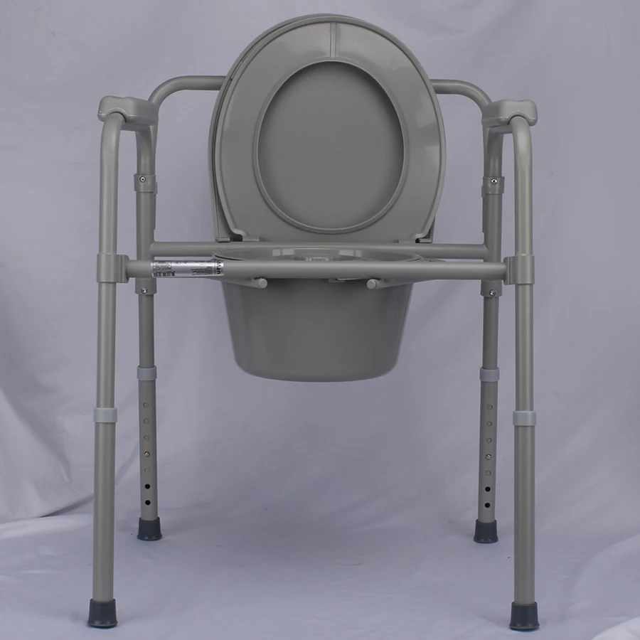 Amazon hot-selling product hospital patient safety armrest toilet chair commode chair
