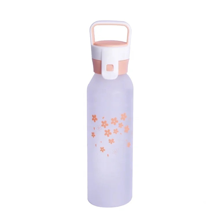 
New Arrival Bpa-free lighthouse Portable Frosted Plastic Water Bottle 