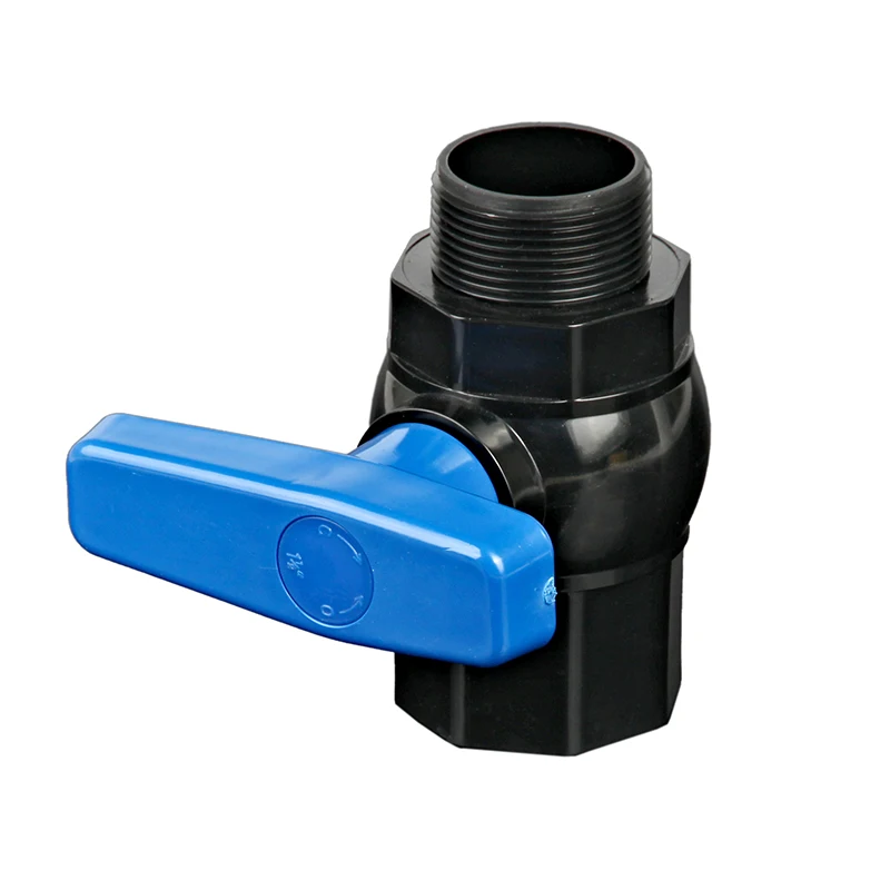 china Free sample custom support 1 - 2 inch plastic female male PVC ball valve