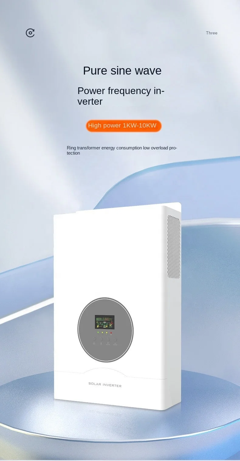 WHALEFLO 4000w 48vdc 220vac pure sine wave solar inverter with BMS communication function