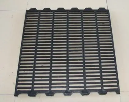 600*600mm  QT450-10 Sow Cast Iron Slat Floor Drain For Pig Farm