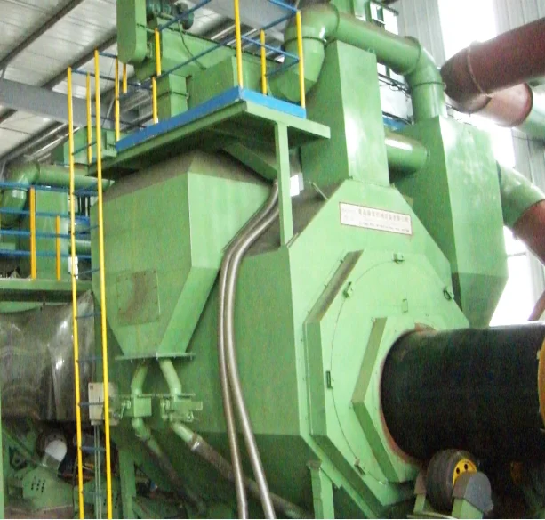 pipe descaling machine/tube cleaning shot blasting machine/shot blasting equipment for pipe cleaning