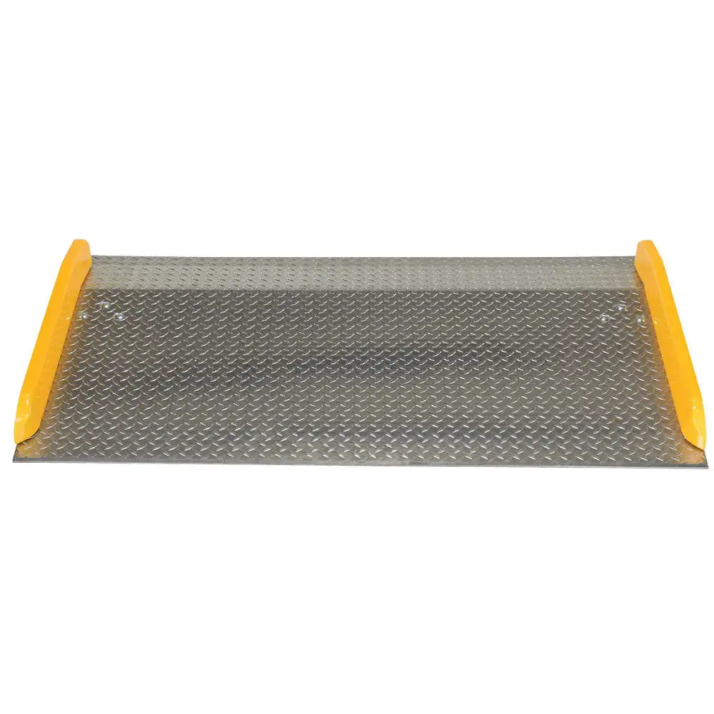 Manufacturer Price aluminum dock board With Steel Curb