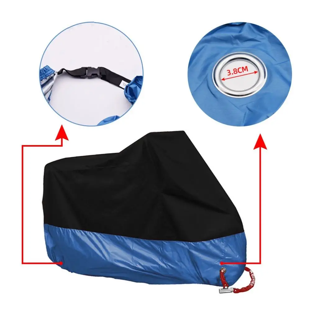 Istaride Use for Yard or Garden Travel Use for Car Racks Strong Ripstop Material Waterproof  Anti-UV Bicycle Cover