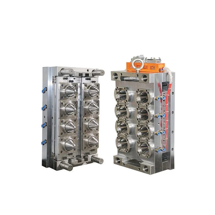 Customized soft drink beverage PET jar POP can with Aluminum cap preform injection mold