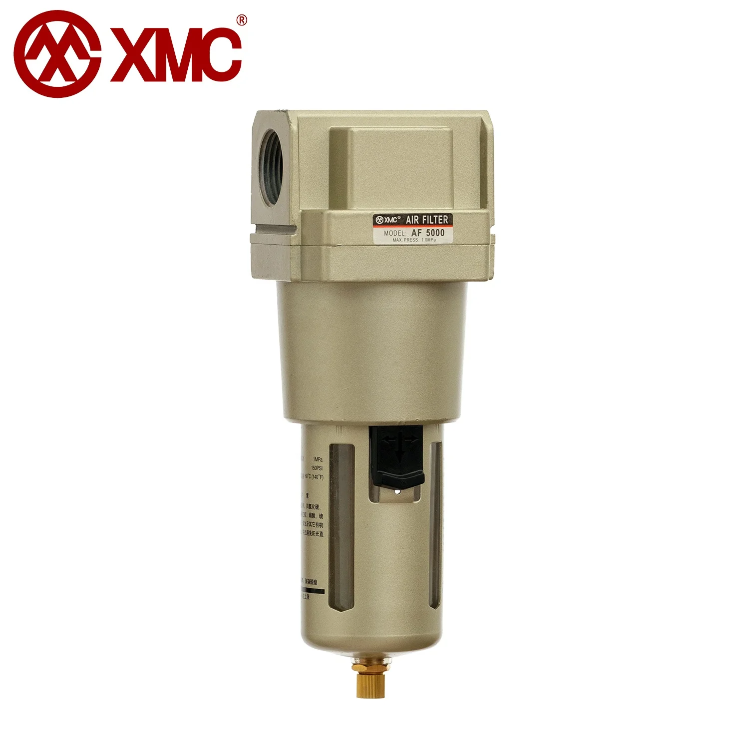 XMC AF5000-10 G1' High Precision Pneumatic Air Filter Treatment Unit Industrial Compressed Air Line Filter Assembly