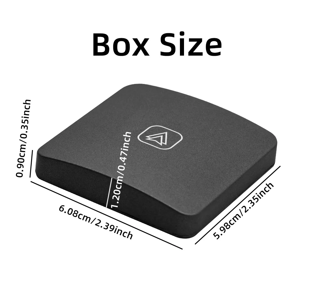 BQCC Mini Wired To Wireless Carplay Adapter Universal For Toyota Mazda Nissan Camry Suzuki Subaru Audi Mercedes Kia Ford Opel