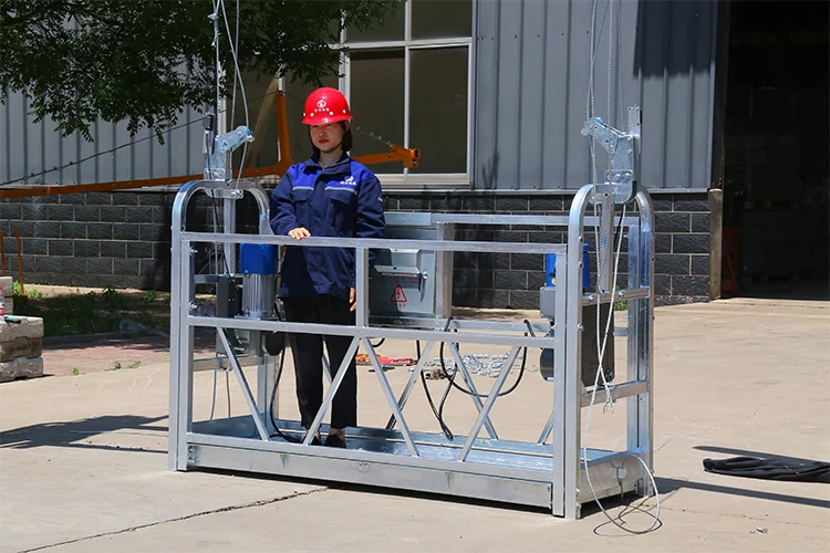 Hot Selling 6M ZLP630  Electric Cradle Gondola  Suspended Work Platforms With High Quality Motor