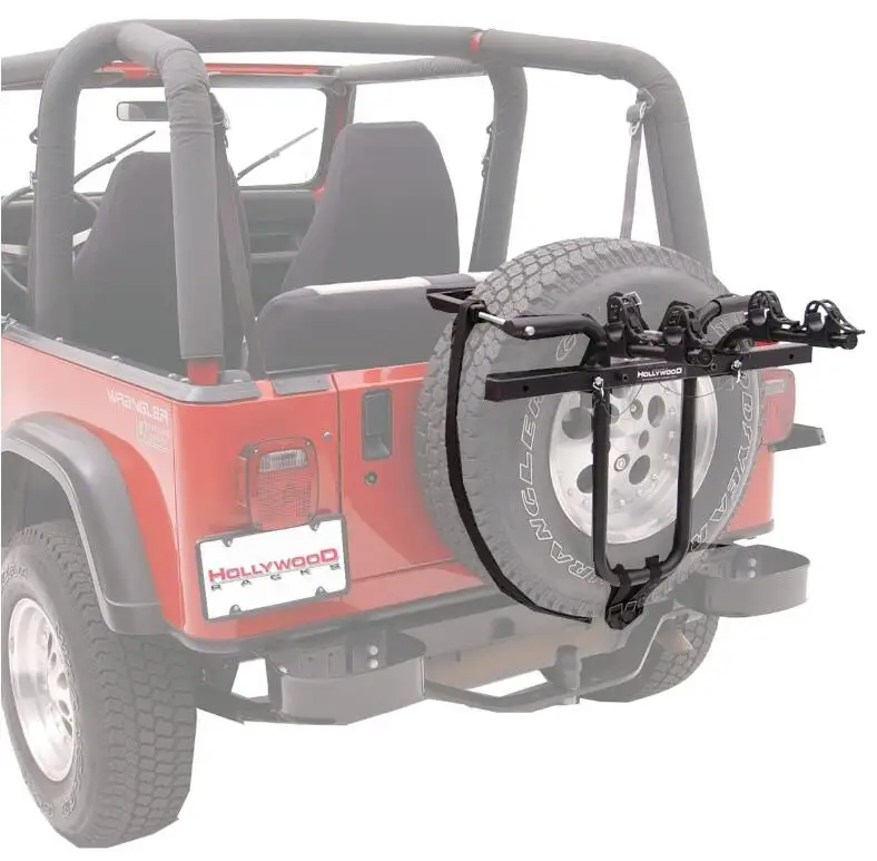 Spare Tire Rack 2-Bike Spare Tire Mount Rack