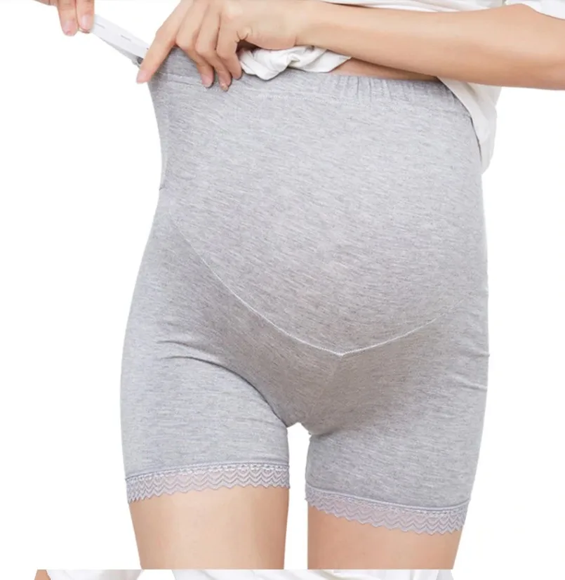 Womens Maternity Shapewear Mid-Thigh Pettipant Seamless Soft Abdomen Underwear Breathable Pregnancy Panties