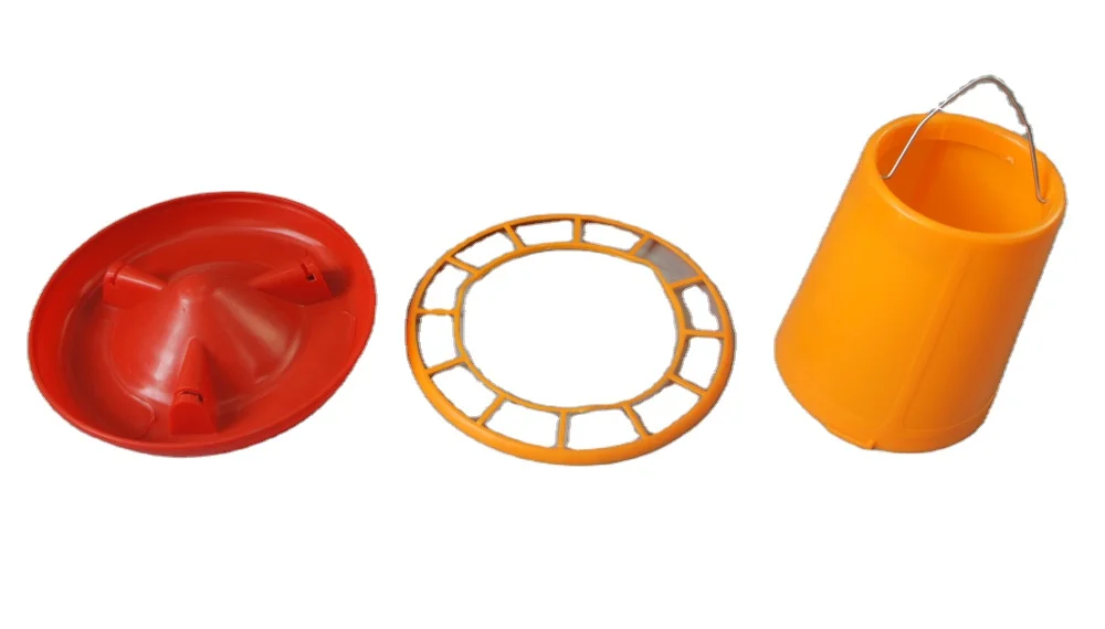 Poultry feeding equipment manual chicken feeder plastic feed trough for chicken