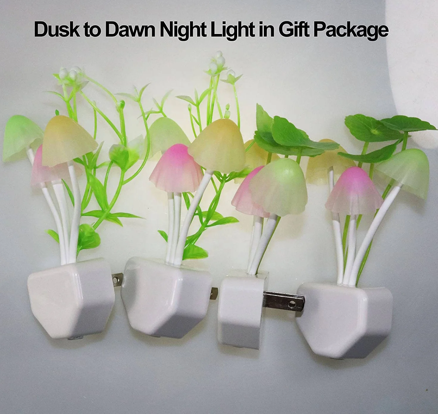 Creative led mushroom lamp colorful light control mushroom night lamp colorful luminous dream mushroom lamp