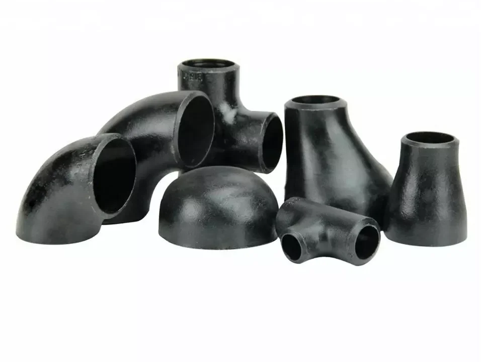 Schedule 40 Carbon steel WPB A234 ASTM DIN Gas 45 90 180 Degree Elbow Butt welding pipe fittings
