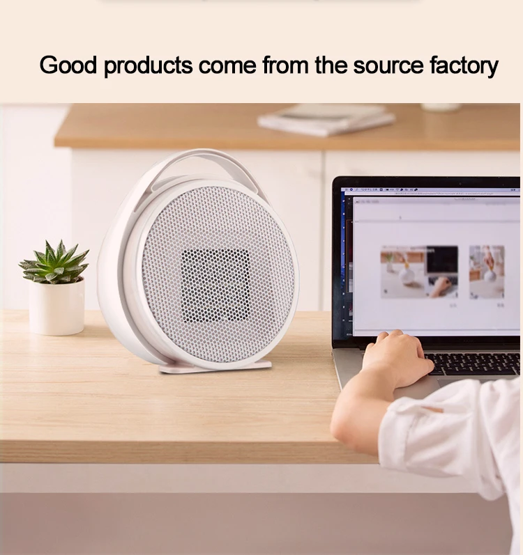
Portable Electric Room Fan Heater Mini Ceramic Space Heater For Home Office 