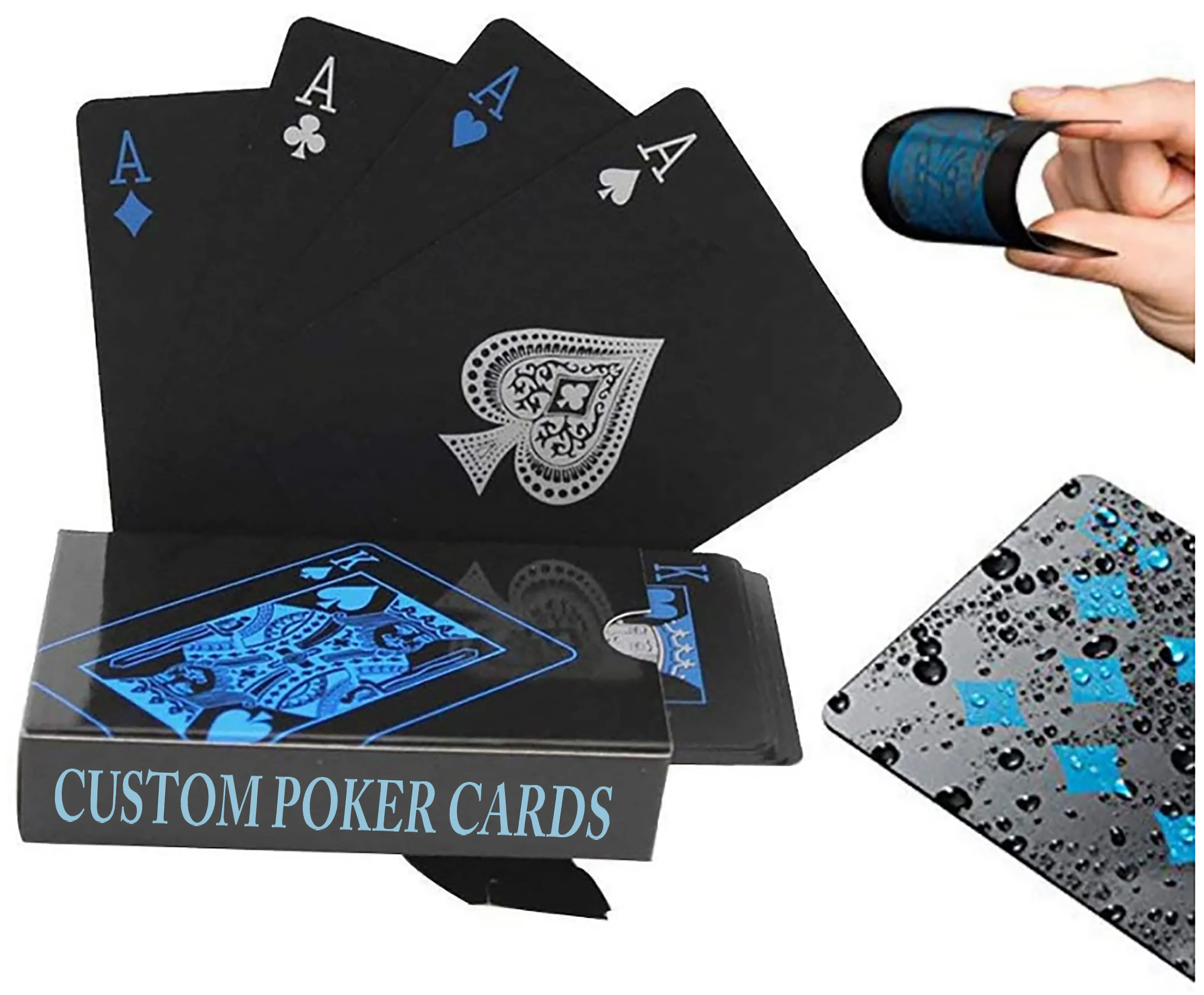High Color Definition Standard Index Joker The Big Game Party Poker Cards with Poker Life For Entertainment