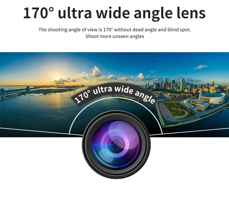 Portable 1080P HD Outdoor Waterproof Video Sports Camera 16MP for Cycling Underwater Recording MicroSD Card Compatibility