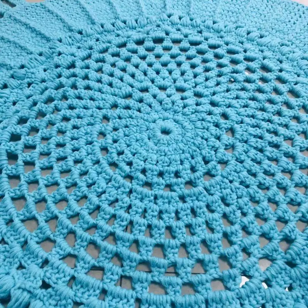 China Factory Children Room Decoration Carpets Handmade Crochet Rug