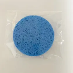 Оптовая продажа, целлюлозная отшелушивающая губка для лица AWK для ежедневного глубокого очищения