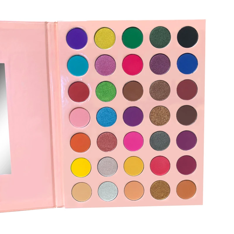 Cosmetics Private Cosmetic Makeup Eye Shadow 35 Color Eyeshadow Palette OEM/ ODM shimmer Matte eyeshadow
