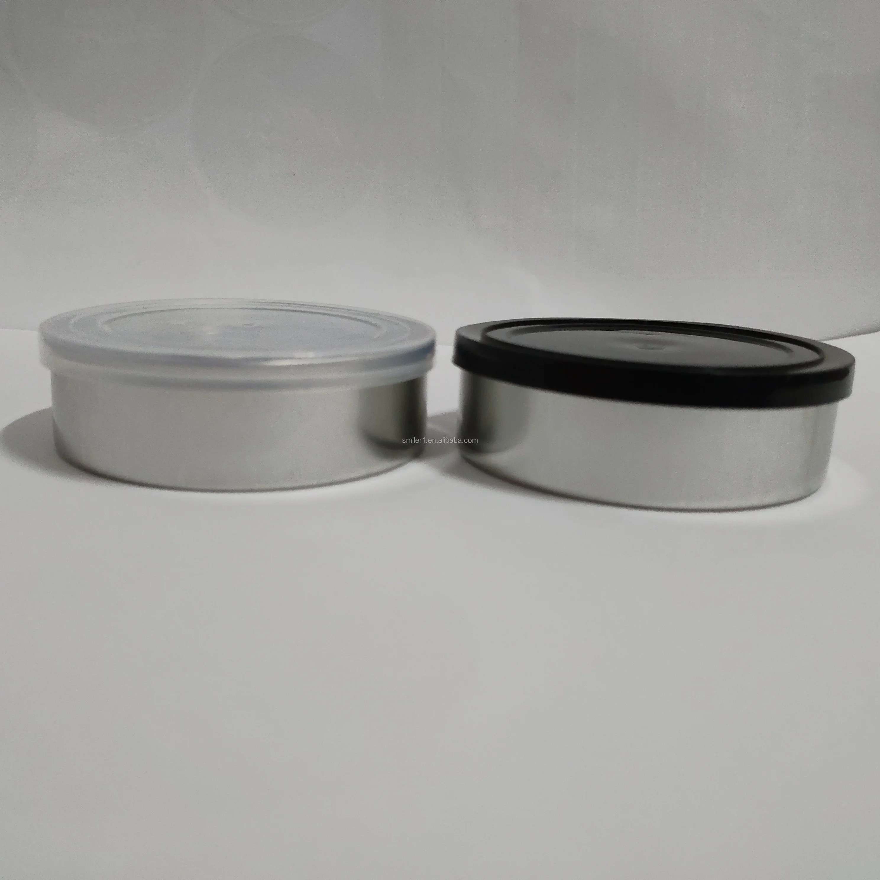 
Cali pressitins custom flavors logo stickers hand close press it tin tuna can for herb 