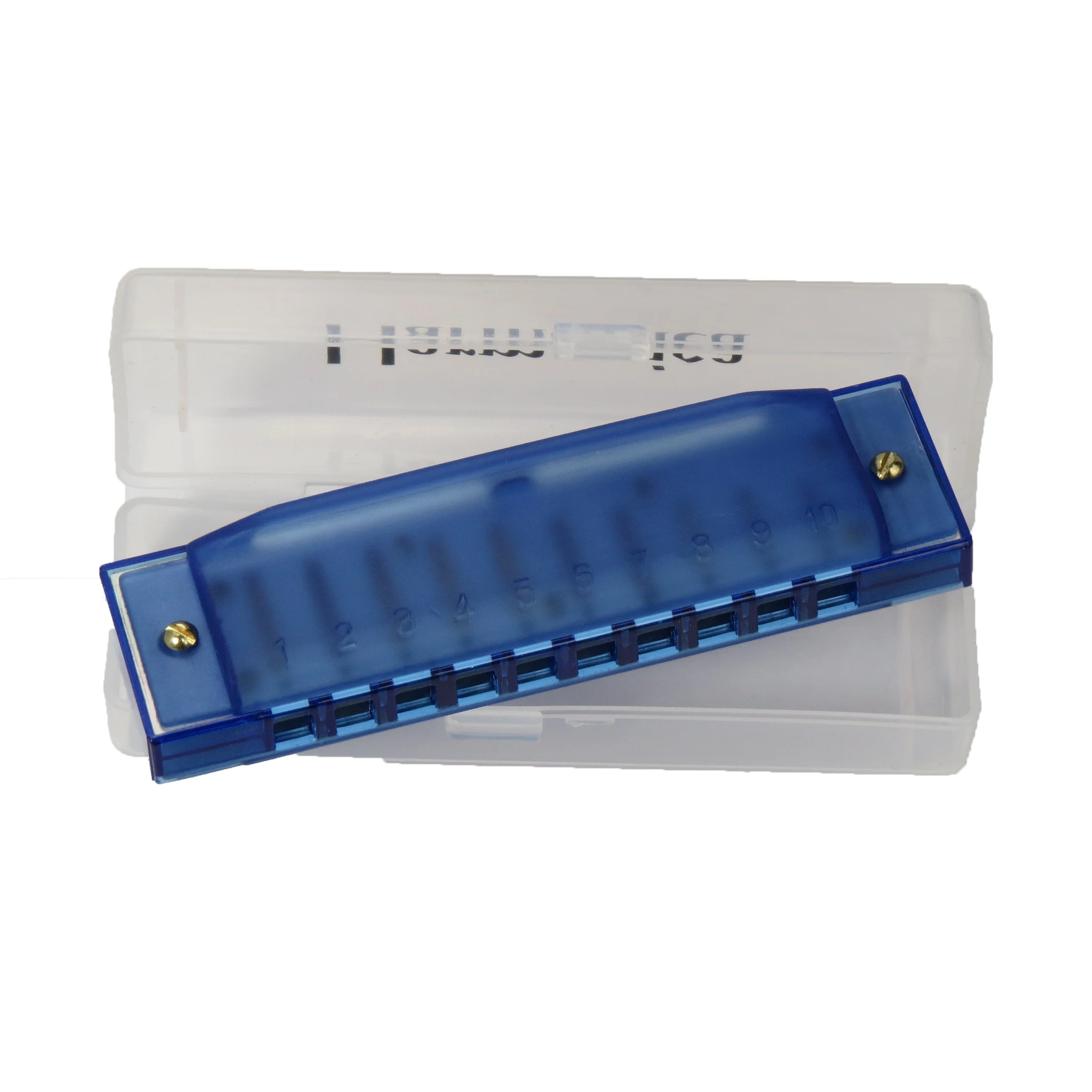 
BEE DF10A-3 10 holes PP cover plastic toy harmonica 