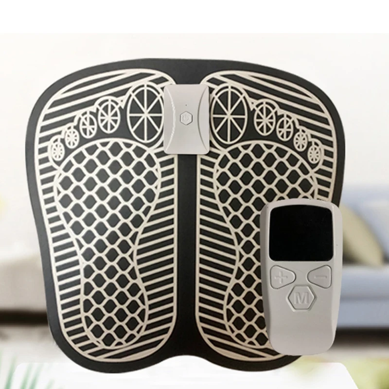 
Top Seller Electric Pulse Acupuncture Point Foldable Foot Massage Ems Machine 