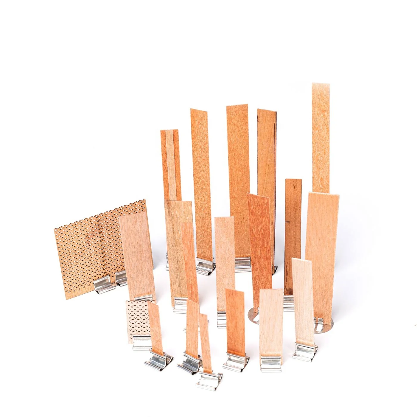 Wood Wicks for Candles Making 5.9 X 0.5 Inch Crackling Wooden Candle Wick for Soy Candle Making,Long Woodwick