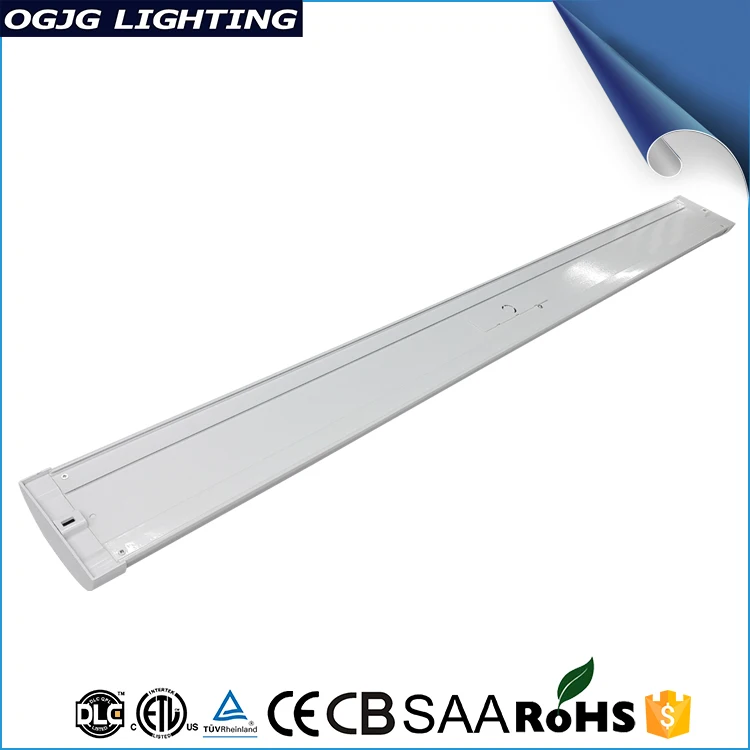 OGJG on off switch led slim cabinet fixture ultra thin linear kitchen aluminum batten lights