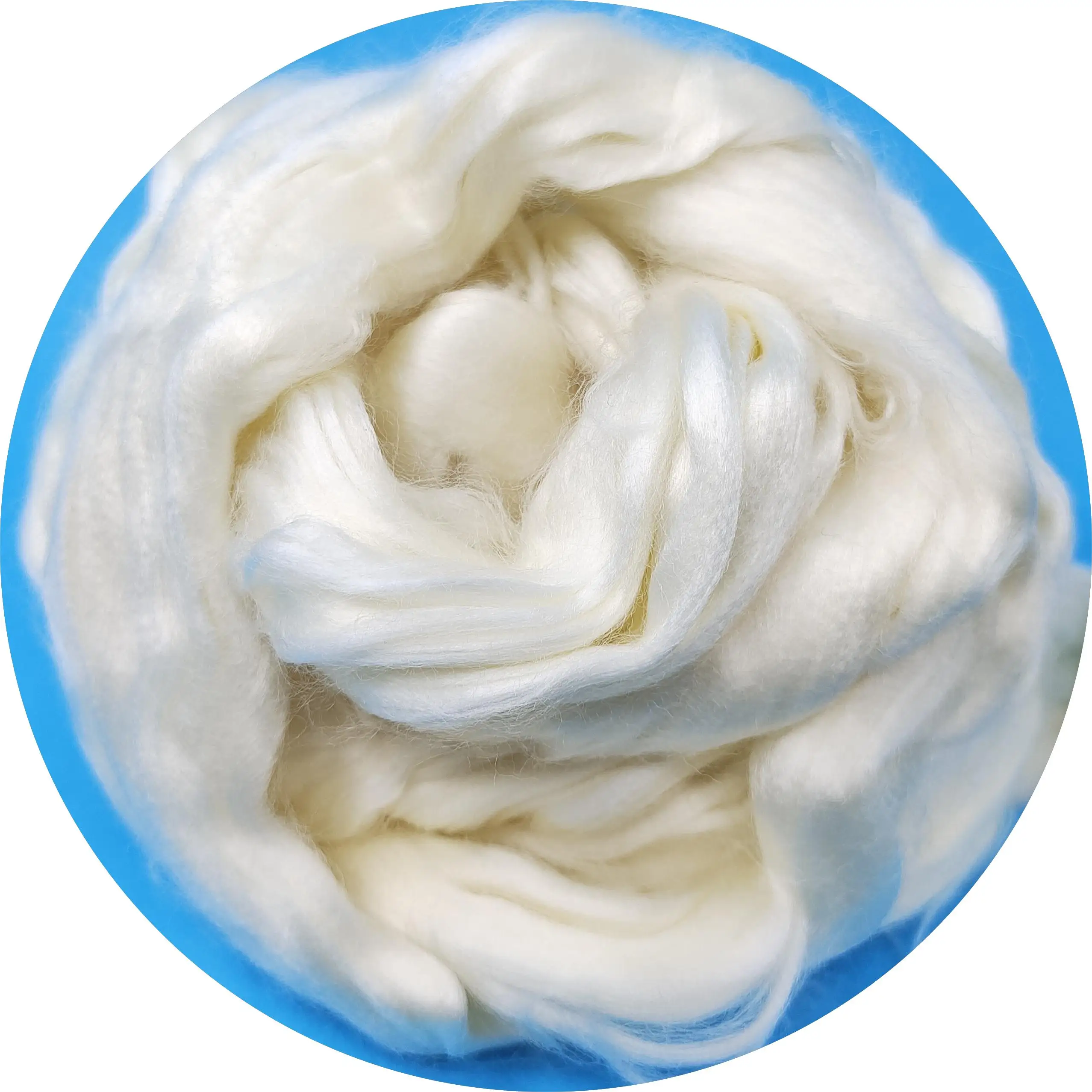 Чистый Шелкопряд куколка протеиновый вискоза волоконный продукт