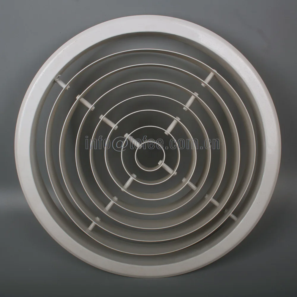 Direction Adjustable Multi Ring Air Jet Round Diffuser