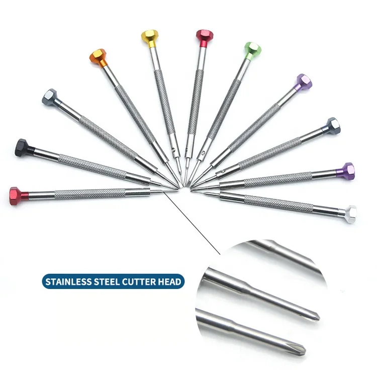 High quality Precise Slotted Cross Screwdriver Stainless Steel Watch Repair  Screwdrivers for Watchmaker