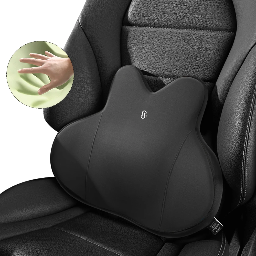 Auto Supplies Bowknot Universal Office Chair Car Seat Support Back Cushion Memory Foam Lumbar For Pain Relief