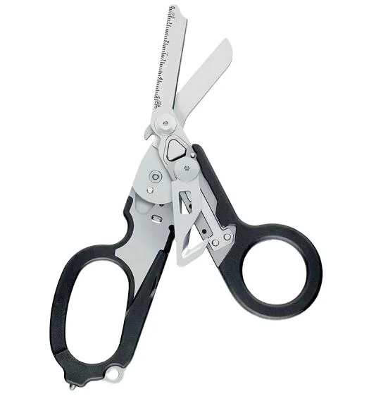 
Outdoor First Aid Specialist Tactical Folding Scissors Mountaineering Survival Tool 