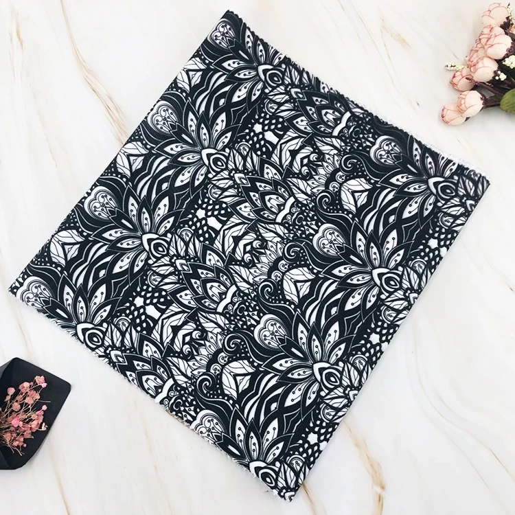 High Quality Custom Digital Printing On Fabric 100% polyester Poly Canvas Fabric For Shoes