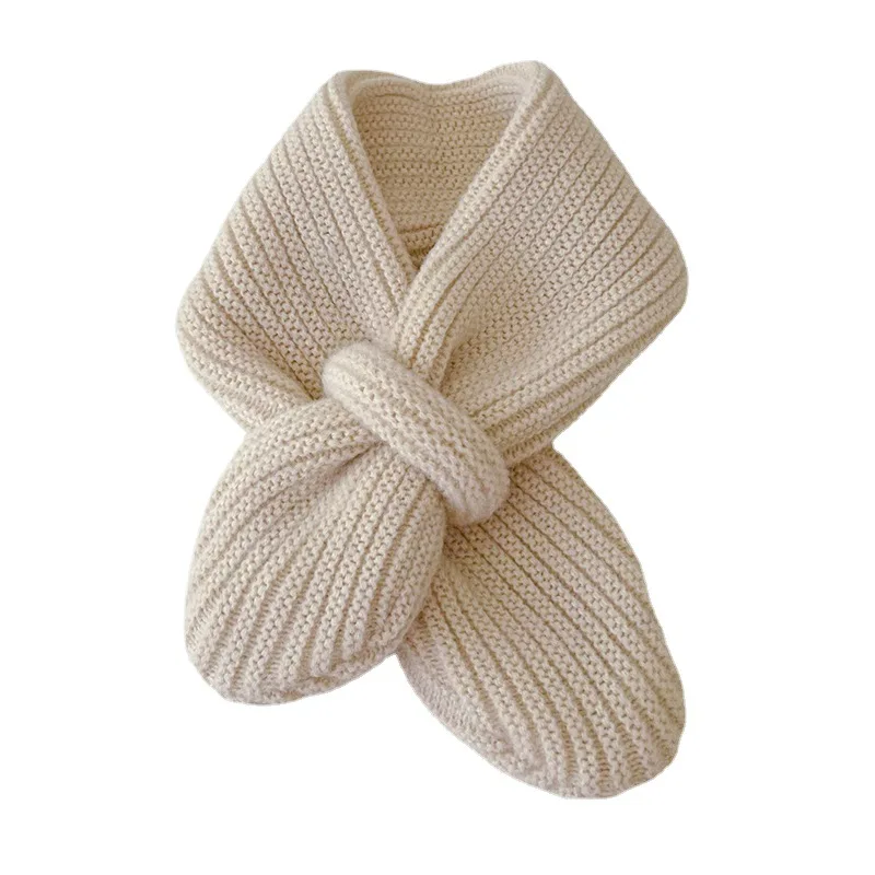 Y-Z Fashion designer Baby christmas winter scarves knitted wool neck warm acrylic long scarf 2024