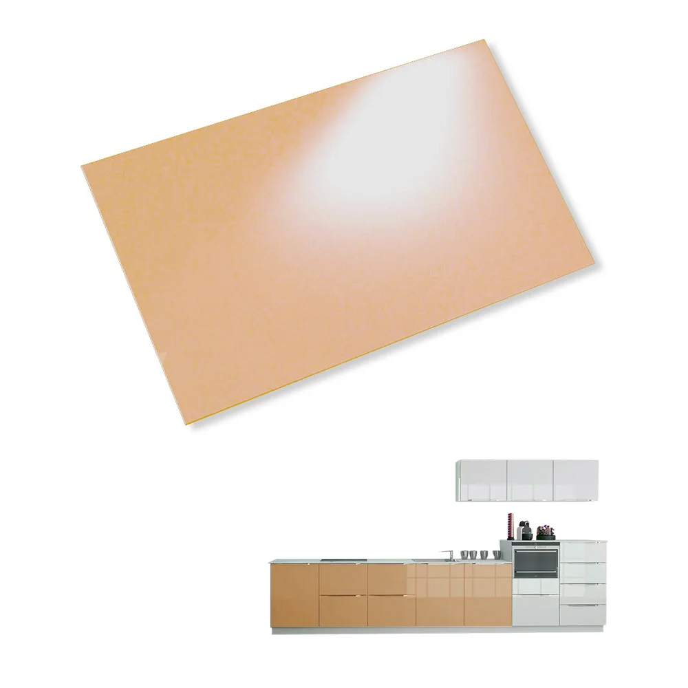 Factory Price  0.8mm Mirror Highly Gloss Anti UV Scratch Resistance PETG Sheet for Furniture Laminate Panel